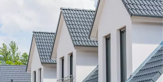 Row of Suburban houses 