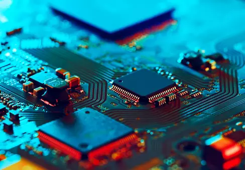 Conformal coating application on electronics board under UV light