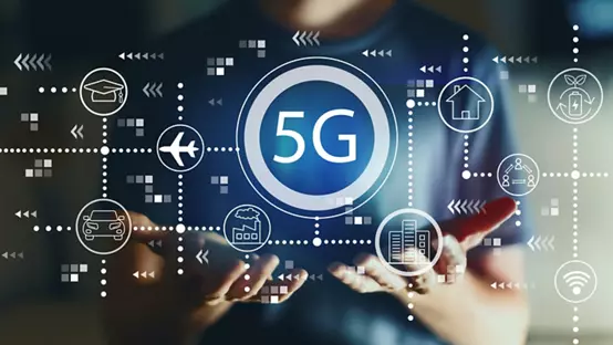 实施有机硅的 Alt-text 5G 网络和电子产品