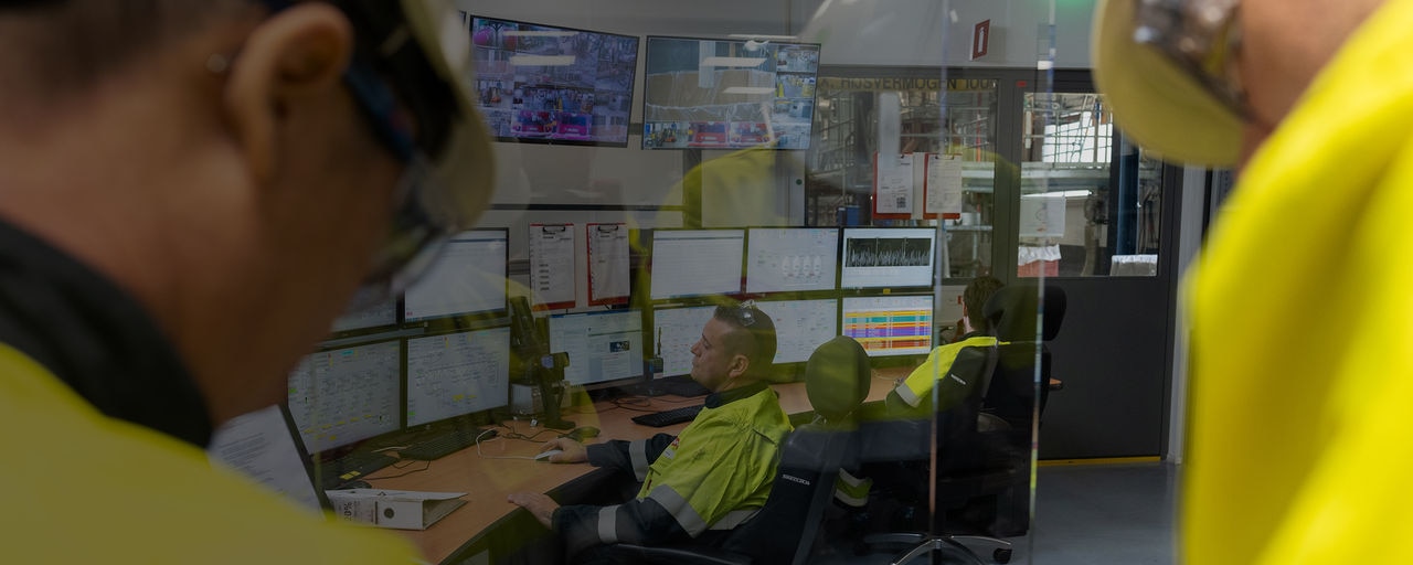 Control room at Dow's Dordrecht location
