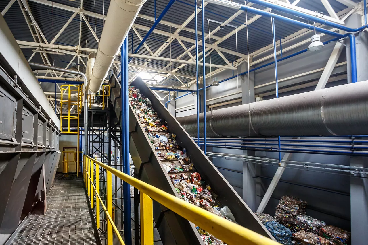Modern Waste Recycling Plant