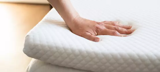 Mattress Memory Foam Bed Topper In Bedroom