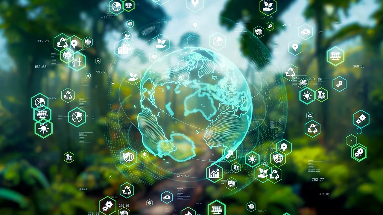 Environmental technology concept. Sustainable development goals. SDGs.