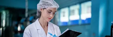 Woman in lab