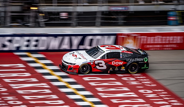 Austin Dillon driving the #3 Dow Chevrolet