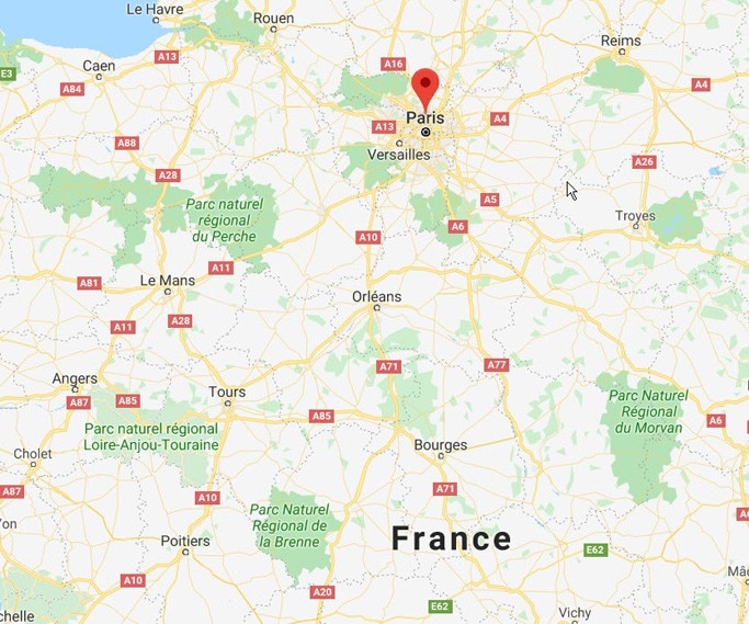 Map of France